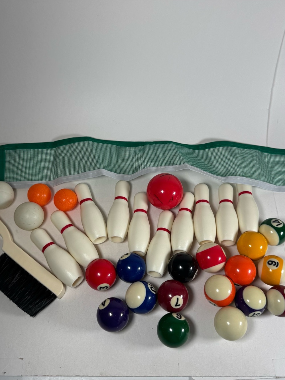 Mini Games Pool Billiard Balls 1.5" Ping Pong Bowling Basketball Lot Toys Small